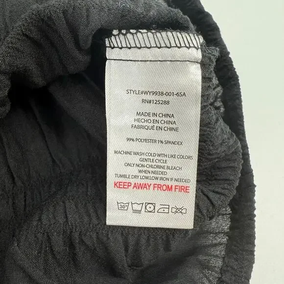 Jason Wu Lightweight Ruched Black Pajama Top Women’s Size XL NWOT Luxury - Picture 3 of 7